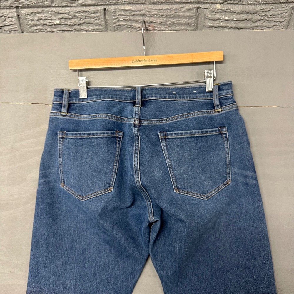 Flint and Tinder Mens Slim Fit Jeans Medium Wash Blue Denim 32x32